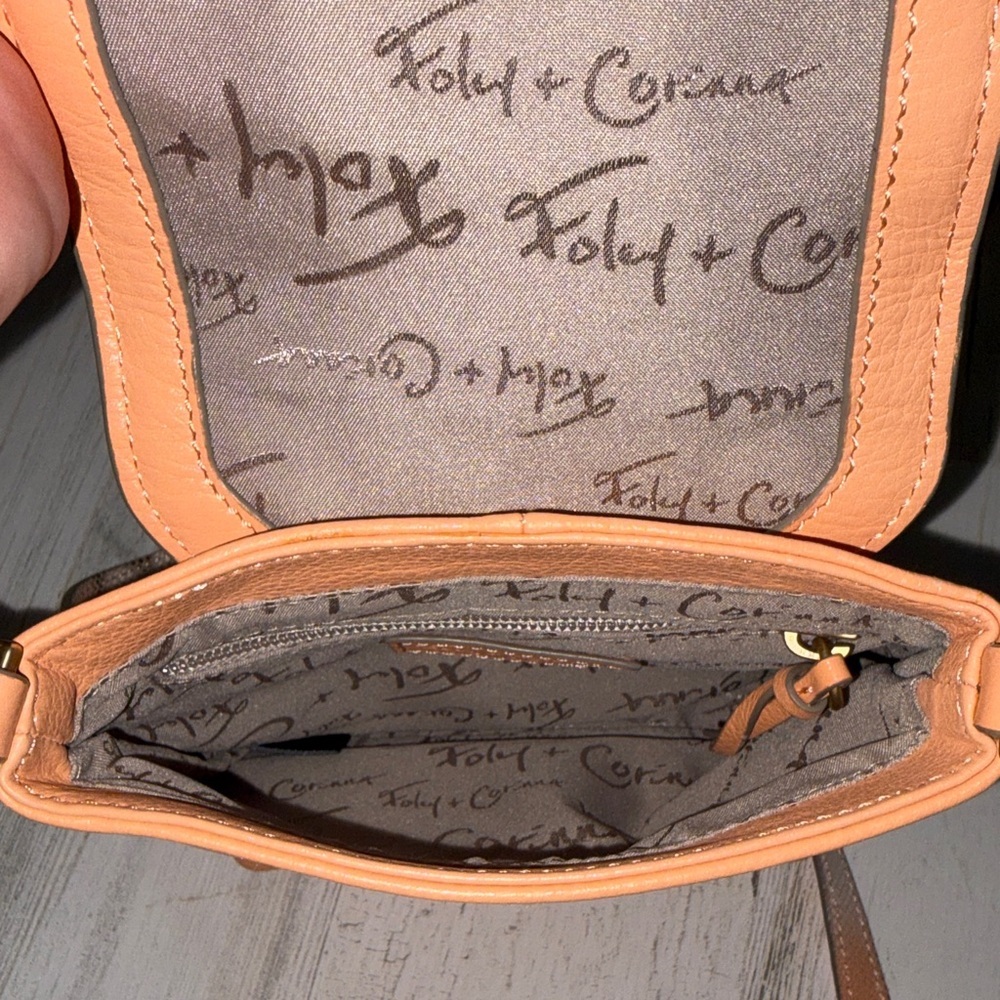 Foley + Corinna Sarabi Leather Bag - Candied Peach - Picture 10 of 12